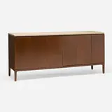 Paul McCobb, Irwin Collection cabinet, model C7306, 1952, painted mahogany, travertine