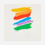 promise by Corita Kent, 1978, screenprint in colors, sold Dec 2024