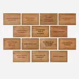 Jenny Holzer, Truisms (Fourteen Postcards), screenprint on wood