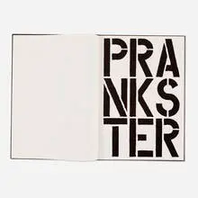 Christopher Wool, Black Book, 1989, screenprint on bound paper