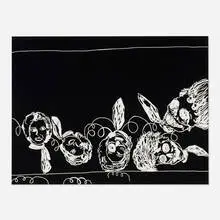 Tal R, Untitled, 2005, linocut on paper