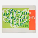 green up by Corita Kent, 1966, screenprint in colors, sold Dec 2024