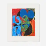 Charles Arnoldi, Untitled, 1995, monoprint on handmade paper