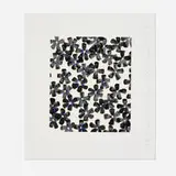 Donald Sultan, Wallflower 14 (from the Wallflowers series), 2008, screenprint in colors