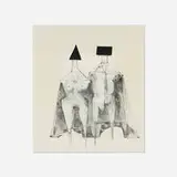 Lynn Chadwick, Two Figures, 1973, lithograph