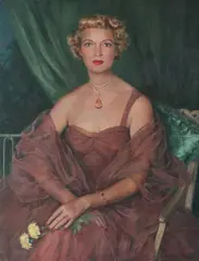 Max Moreau, Portrait of a Georgetown Lady, Oil on canvas