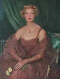 Max Moreau, Portrait of a Georgetown Lady, Oil on canvas
