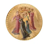 Italian Renaissance Angels by Italian School, ITALIAN RENAISSANCE ANGELS, oil on gilded panel, sold Jul 2009