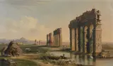 John Linton Chapman, Claudian Aqueduct, Oil on canvas