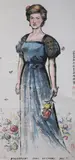 Gong Naichang, Untitled, PRINCESS DIANA, finger ink on paper, signed and sealed