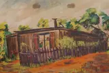 Gleb Botkin, Grand Duchess Anastasia'S Hide-Away House, Anna Anderson was given the hide-away house in the Black Forest Region of Germany, depicted in the watercolor, by friends after trials in Hamburg seeking title to the Romanov inheritance