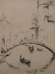 Hermann Struck, Venezianische Gondellieder, Etching