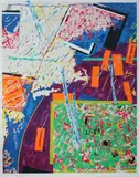 Nancy Graves, View of Earth from the Air (National Air and Space Museum, Color screenprint