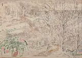 Prentiss Taylor, Christmas Cactus and Snow Flurry, Watercolor and pencil