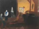 J. Eugene Gardner, Greenwich Village Art Studio, GREENWICH VILLAGE ART STUDIO, pastel.