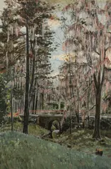 Herbert Hicks, Rock Creek Park, Oil on canvas laid on board