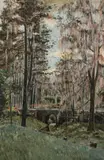 Herbert Hicks, Rock Creek Park, Oil on canvas laid on board