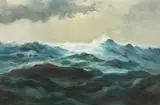 Polaris on Station by American School, Oil on canvas, sold Sep 2009