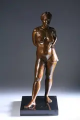 Barbara Postelnek, It Doesn'T Matter, Bronze - Height: 25 1/2 in