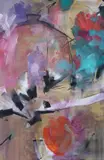 Michael Ross, Abstract Composition, Oil on canvas