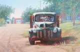 Gico, Old Truck, Oil on board