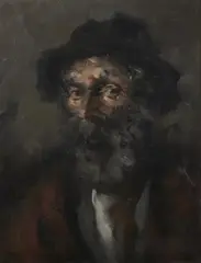 Alfons Graber, Jewish Merchant, Oil on canvas