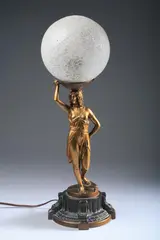 Oswald Schimmelpfennig, Classical Maiden, Patinated bronze, signed and 'Germany' stamped on the base