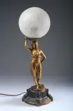 Oswald Schimmelpfennig, Classical Maiden, Patinated bronze, signed and 'Germany' stamped on the base