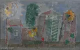 Ernst Geitlinger, Salve, Oil on board
