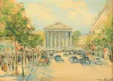 Charles Blondin, Summer Afternoon, Oil on canvas