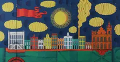 Fernando Lopes, View of Recife, Oil on canvas