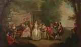Josef Frans Nollekens, Fête Champêtre, FÊTE CHAMPÊTRE, oil on canvas
