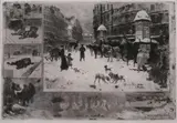 French School, L'Hiver de 1879 a Paris, L'HIVER DE 1879 A PARIS, lithograph