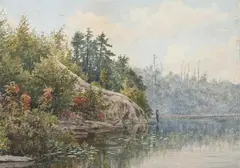 Canadian School, At Land'S End, Watercolor