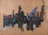 American School, Surrender, SURRENDER, gouache