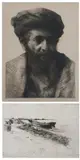Cadwallader Lincoln Washburn, RABBI and LOW TIDE BARNEGAT BAY, SEASIDE PARK: TWO WORKS, first signed, titled and numbered 37/38 in pencil lower margin; second, signed and titled in pencil lower margin