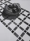 Louis Lozowick, Checkered Table Cloth