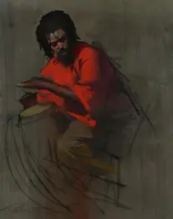 Harvey Dinnerstein, Drummer, Pastel