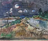 Karl Schrag, Moon, Monotype
