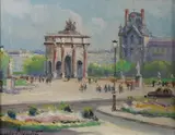 Charles Blondin, Cathédral Notre-Dame, Oil on canvas