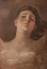 S. Jerome Uhl, Portrait of a Woman, Oil on canvas