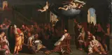 Johann Heiss, Christ Teaching the Elders in the Temple, CHRIST TEACHING THE ELDERS IN THE TEMPLE, oil on canvas