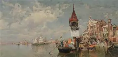 Egisto Massoni, Venezia, Oil on canvas