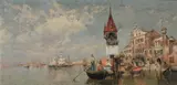 Egisto Massoni, Venezia, Oil on canvas