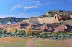 Louisa McElwain, Ghost Ranch, Oil on canvas