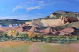 Louisa McElwain, Ghost Ranch, Oil on canvas