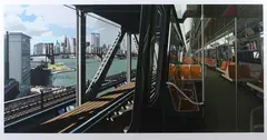 Richard Estes, D Train, Screenprint