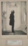 William Henry Harrison, DS, check signed to Mr, With lithograph silhouette portrait by Kelly after William H