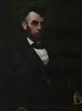 Harold L. Macdonald, Portrait of Abraham Lincoln, Oil on canvas