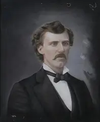 American School, Portrait of John Wilkes Booth, Pastel